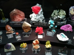 The "club show" feature fantastic mineral specimens, Helen Driggs